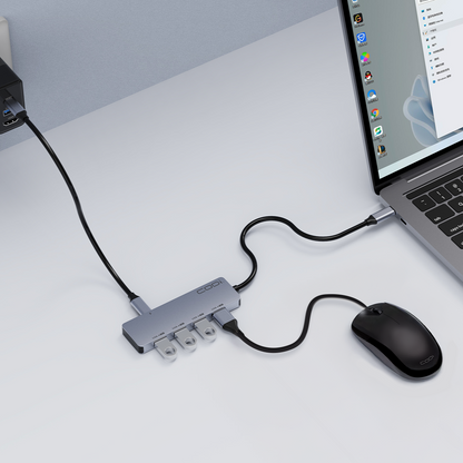 5-in-1 Multi-Port Hub with Power Delivery Passthrough