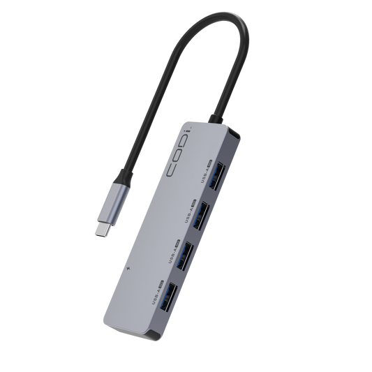 5-in-1 Multi-Port Hub with Power Delivery Passthrough