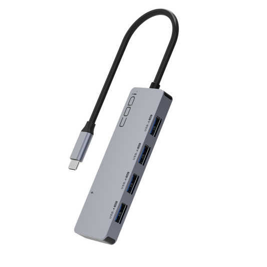 5-in-1 Multi-Port Hub with Power Delivery Passthrough