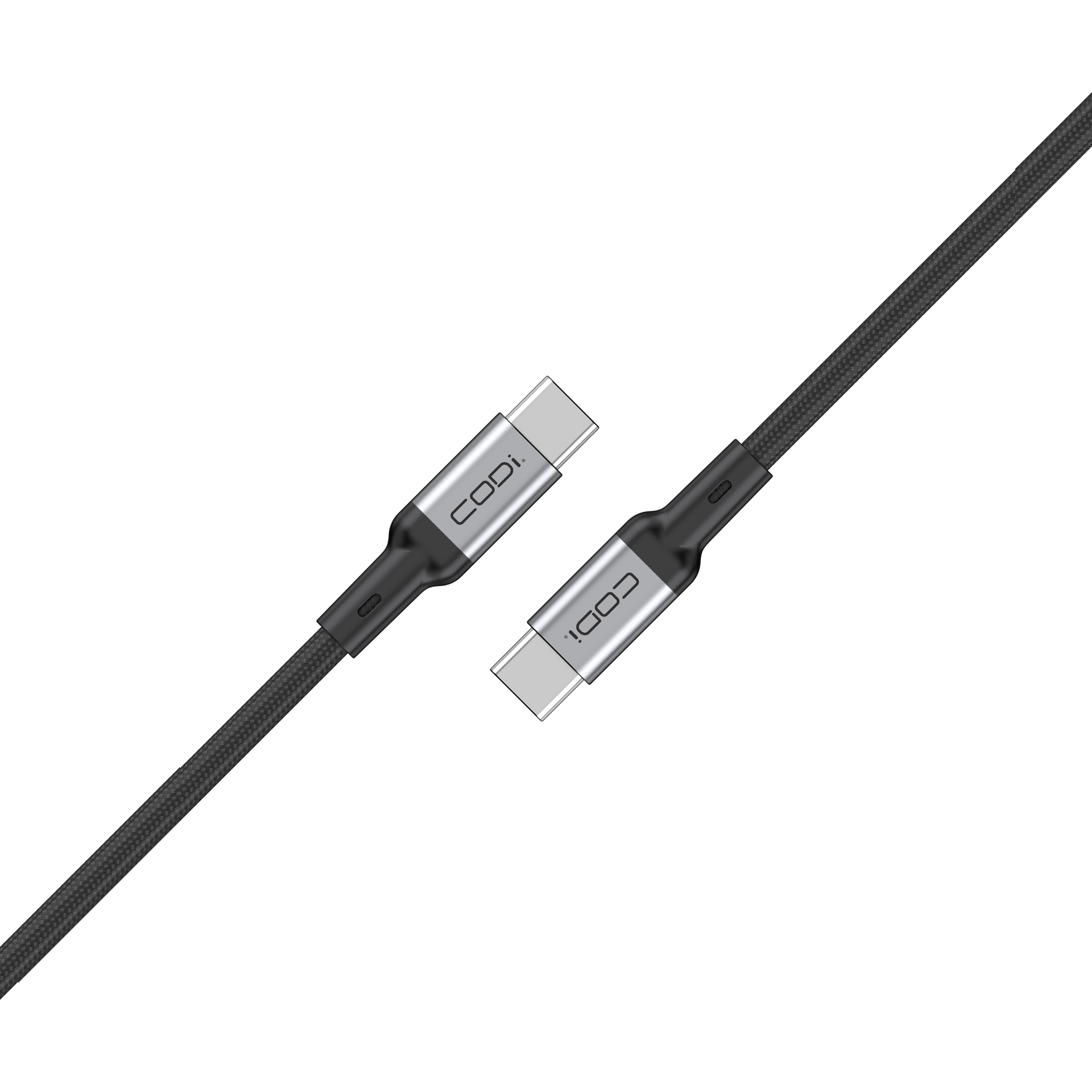 6ft Braided Nylon USB-C to USB-C Charge & Sync Cable - CODi Worldwide