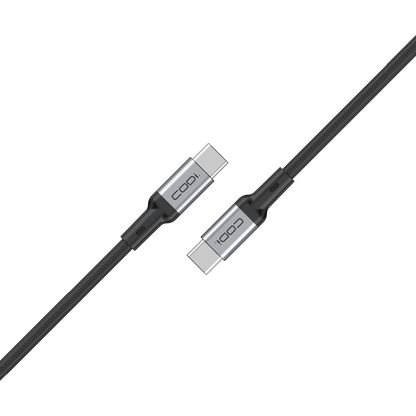 6ft Braided Nylon USB-C to USB-C Charge & Sync Cable (SS SD)*