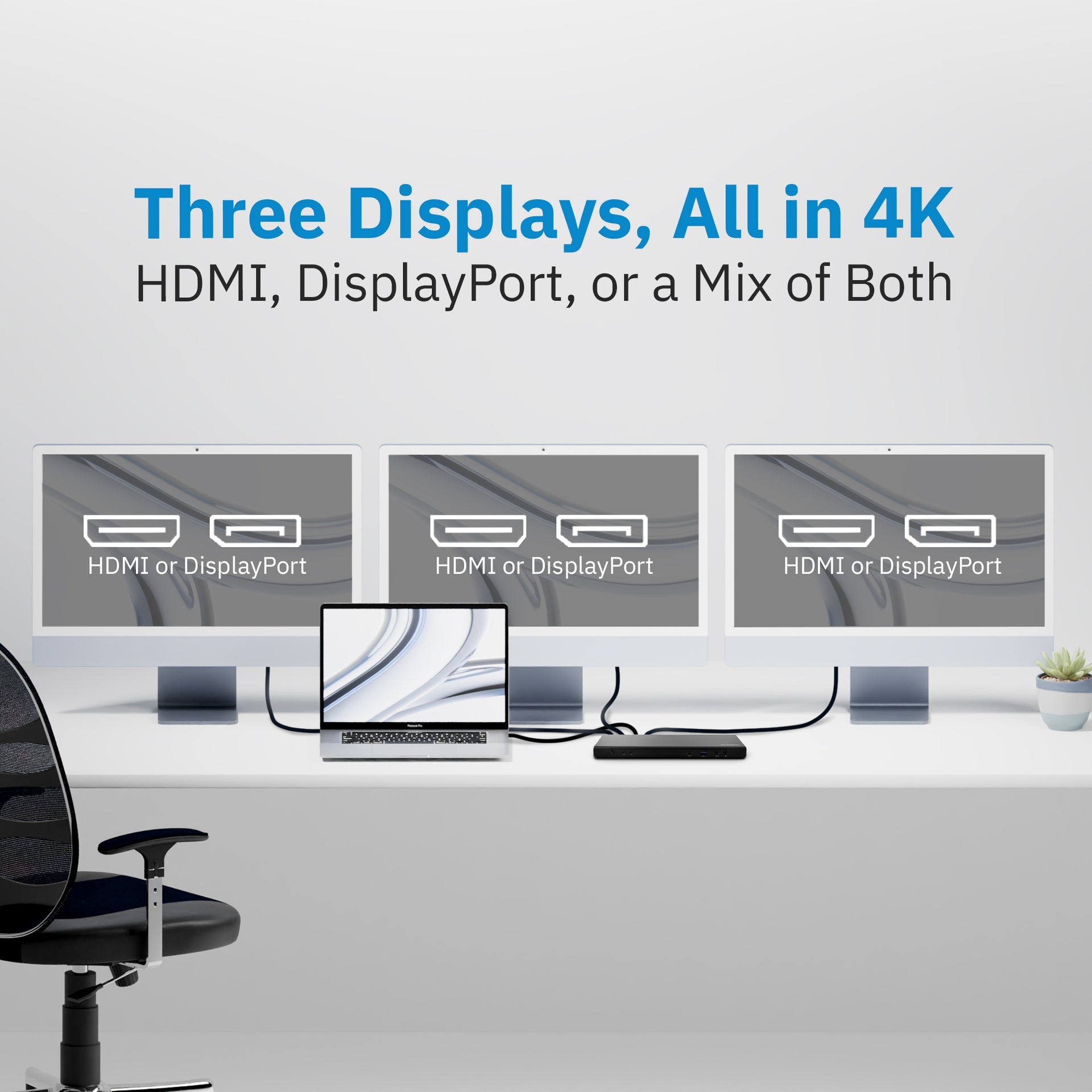 Centro1080 Triple Display USB-C Docking Station - CODi Worldwide