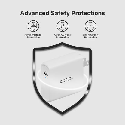 100W Wall USB-C Charger with USB2.0 EPR Braided Cable (SS SD)*