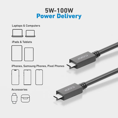 3ft Full Feature USB-C to USB-C Cable