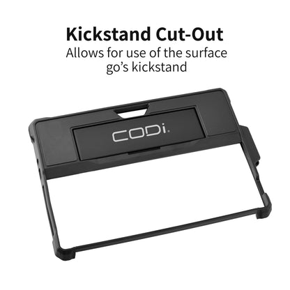 Rugged Case for MS Surface Go 1/2/3/4 (Keyboard Compatible)