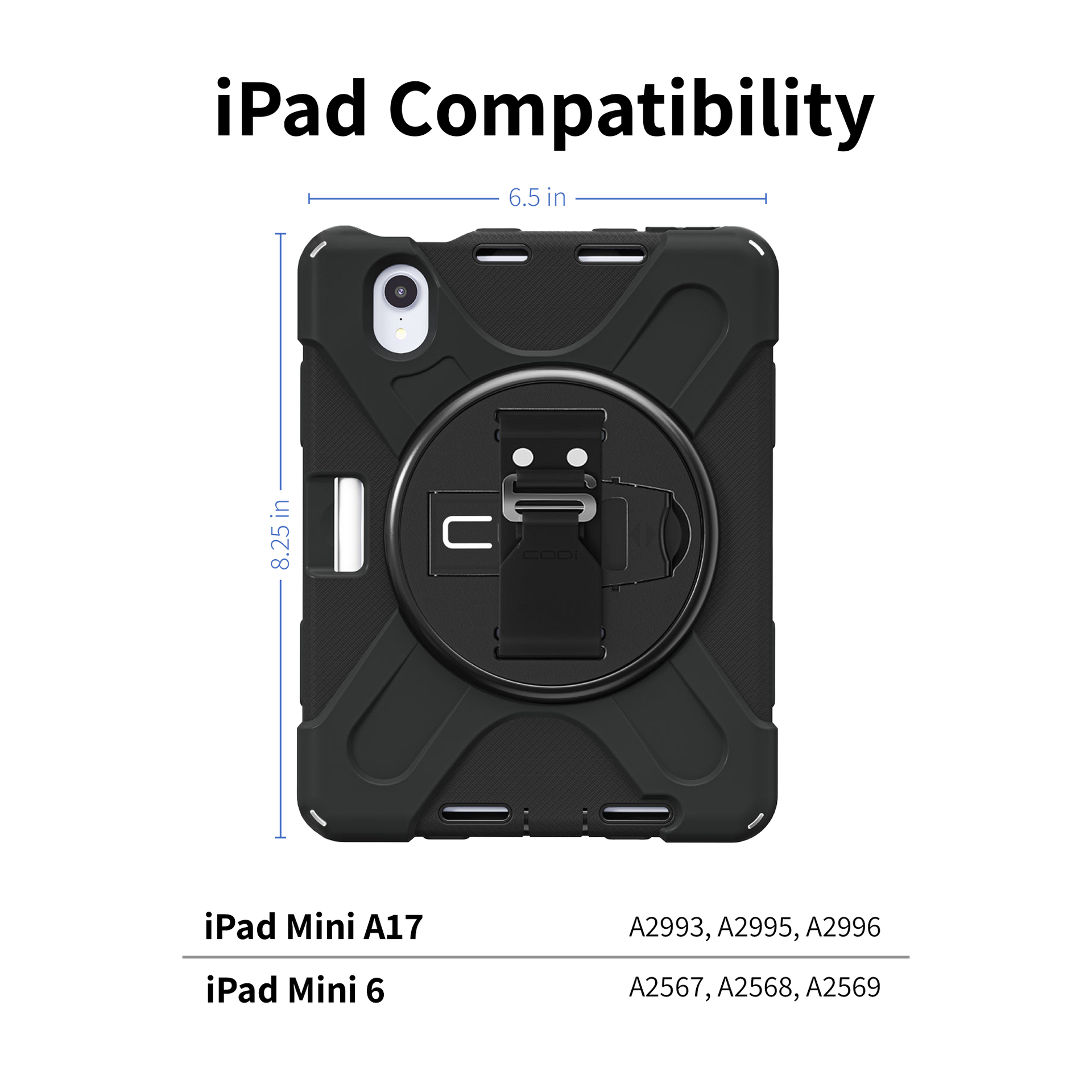 Rugged iPad Mini A17 Pro / iPad Mini 6 Case - CODi Worldwide
