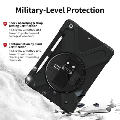 Rugged iPad 10.2" Case - Integrated Screen Protector (9th, 8th, and 7th Generation)