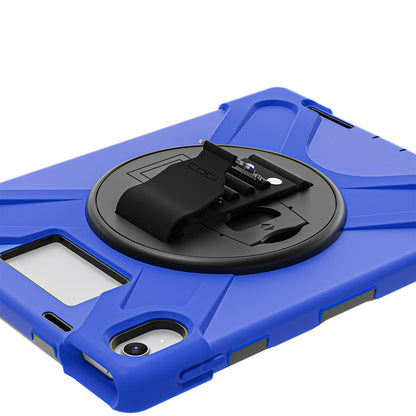 Rugged iPad 11" (A16)/iPad 10.9" (10th Generation) Case w/ Integrated Screen Protector - Blue