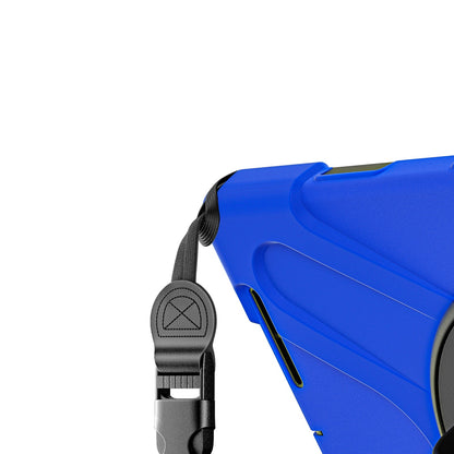 Rugged iPad 11" (A16)/iPad 10.9" (10th Generation) Case w/ Integrated Screen Protector - Blue