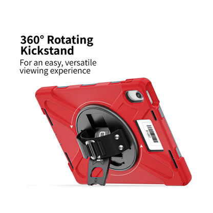 Rugged iPad 11" (A16)/iPad 10.9" (10th Generation) Case w/ Integrated Screen Protector - Red