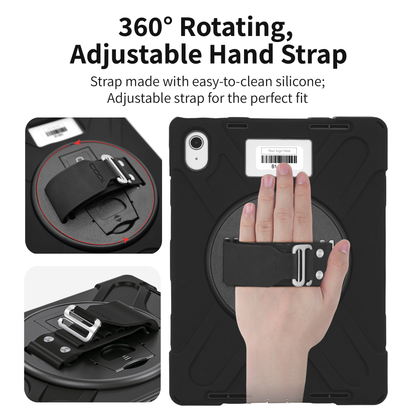 Rugged iPad 11" (A16)/iPad 10.9" (10th Generation) Case w/ Integrated Screen Protector (SS SD)*