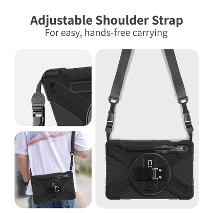 Rugged Case for Samsung Galaxy Tab S7/S8/S9/S9 FE/S10 Lite/S10 FE 11"