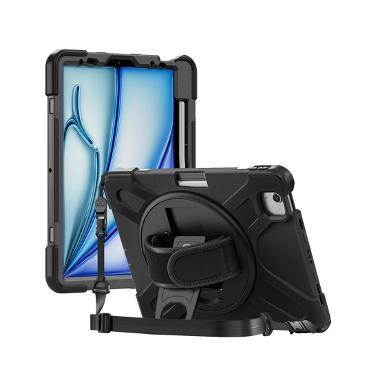 Rugged Case for iPad Air 11" (M2, M3, M4), iPad Pro 11" (4th, 3rd, 2nd, 1st Generation), iPad Air 10.9" (5th, 4th Generation)