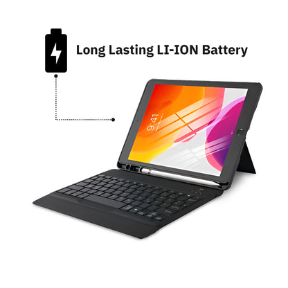 Bluetooth Keyboard Case for Apple iPad 10.2" (9th, 8th, and 7th Generation)