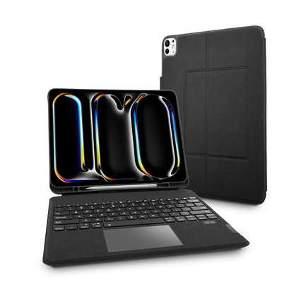 Bluetooth Keyboard Folio Case w/ Track Pad for iPad Pro 13" (M4, M5)