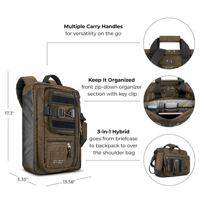 Zone Hybrid Briefcase Backpack